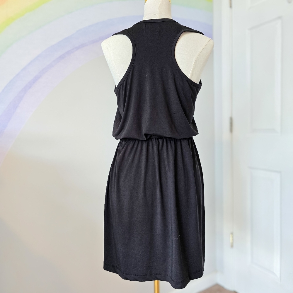 Mud Pie | Medium | Black Jersey Emory Racerback Tank Dress - Picture 3 of 7